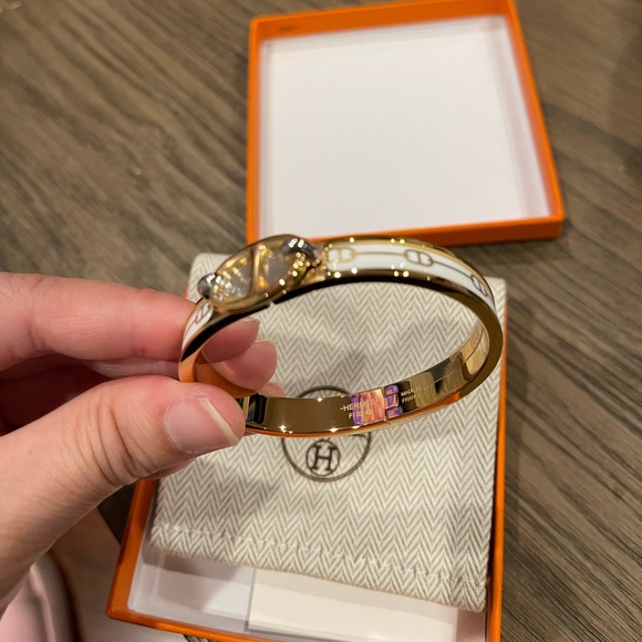 Hermes Clic Chaine d'Ancre gold bracelet - Picture 4 of 5